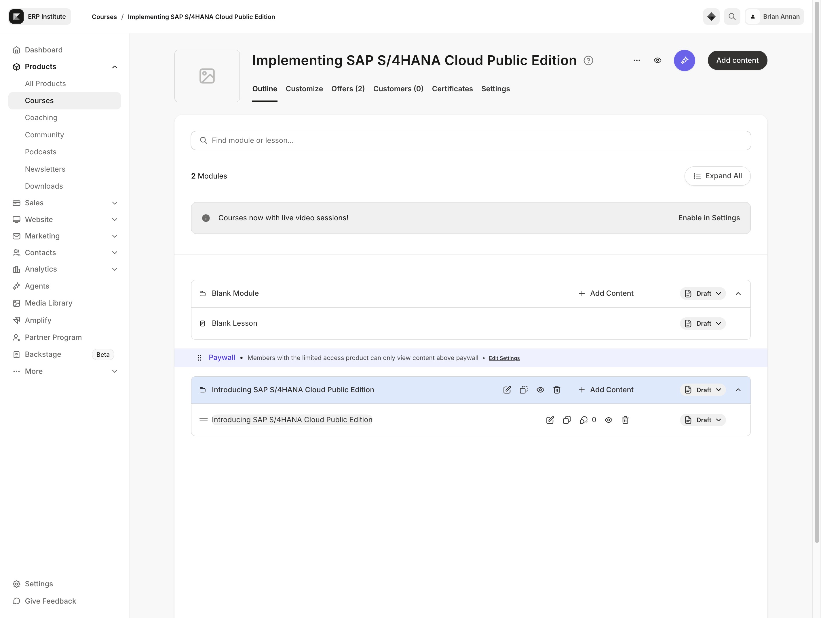 Click the Introducing SAP S/4HANA Cloud Public Edition link