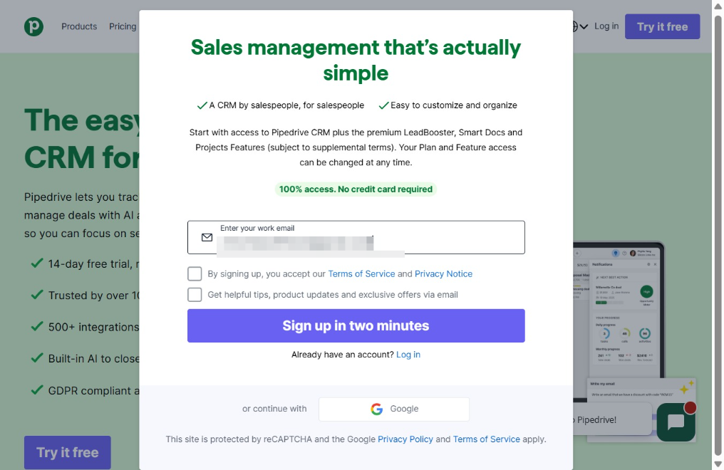 Click on "Click here."