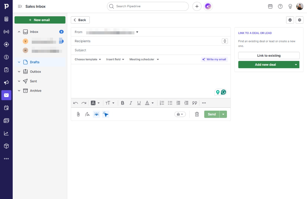 Click Recipients