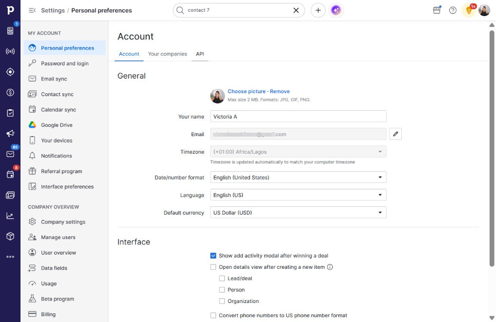 Click API