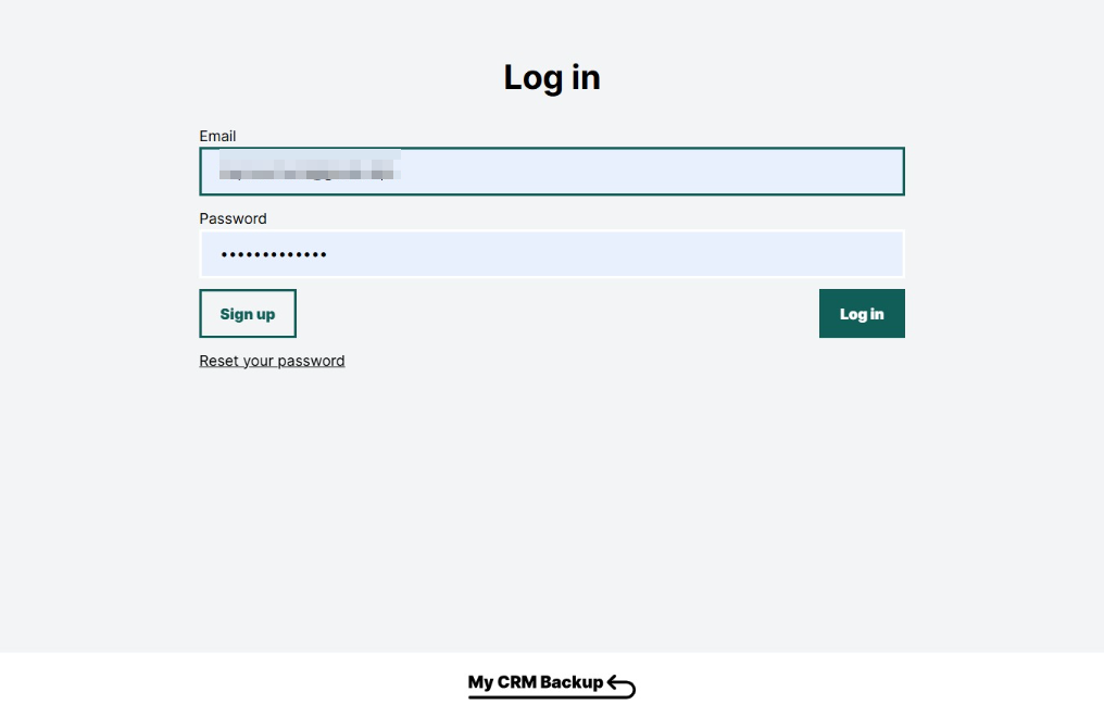 Click on "Click here."