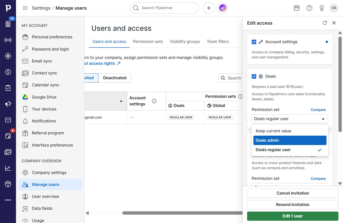 Click Deals admin