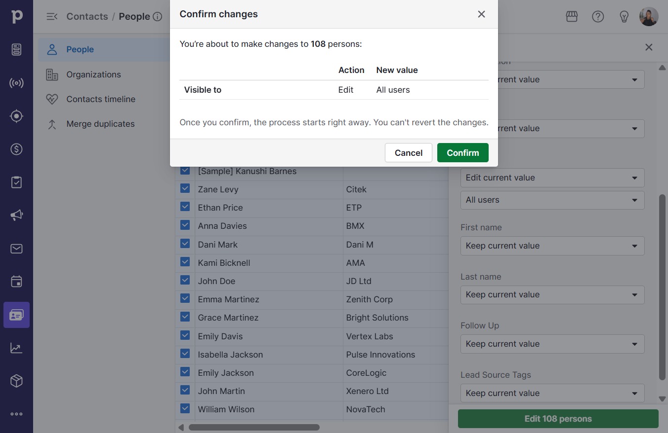 Click Confirm