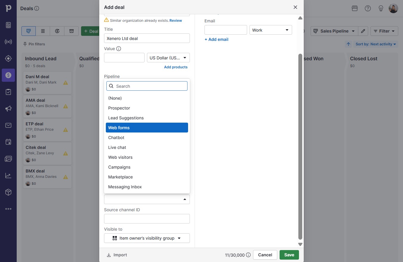 Click Web forms