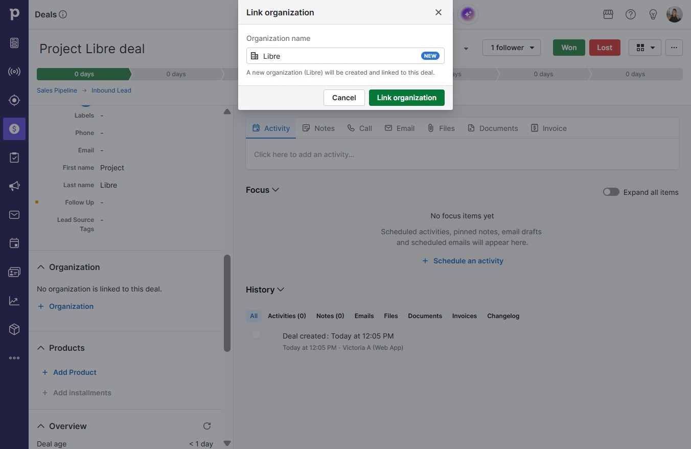 Click Link organization
