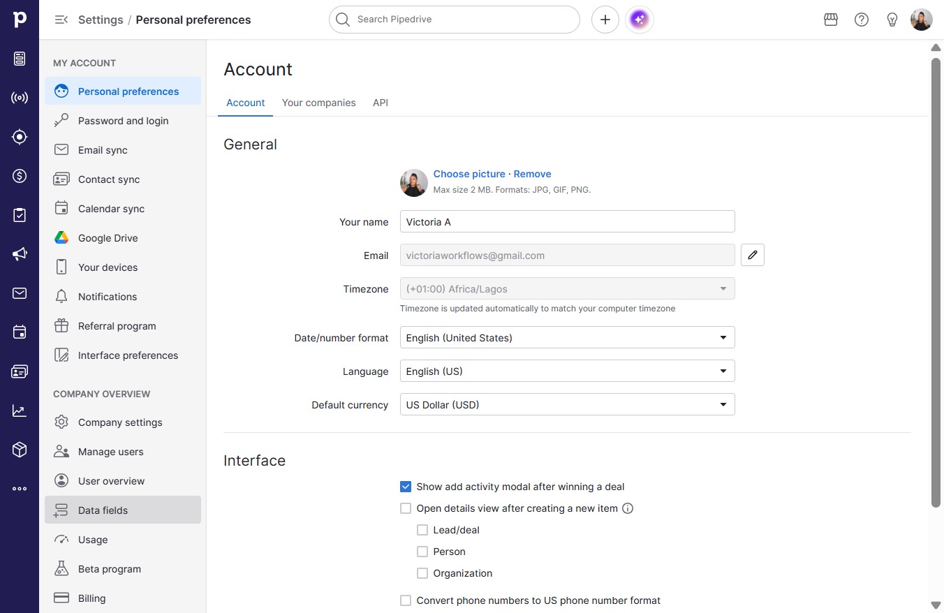 Click Data fields