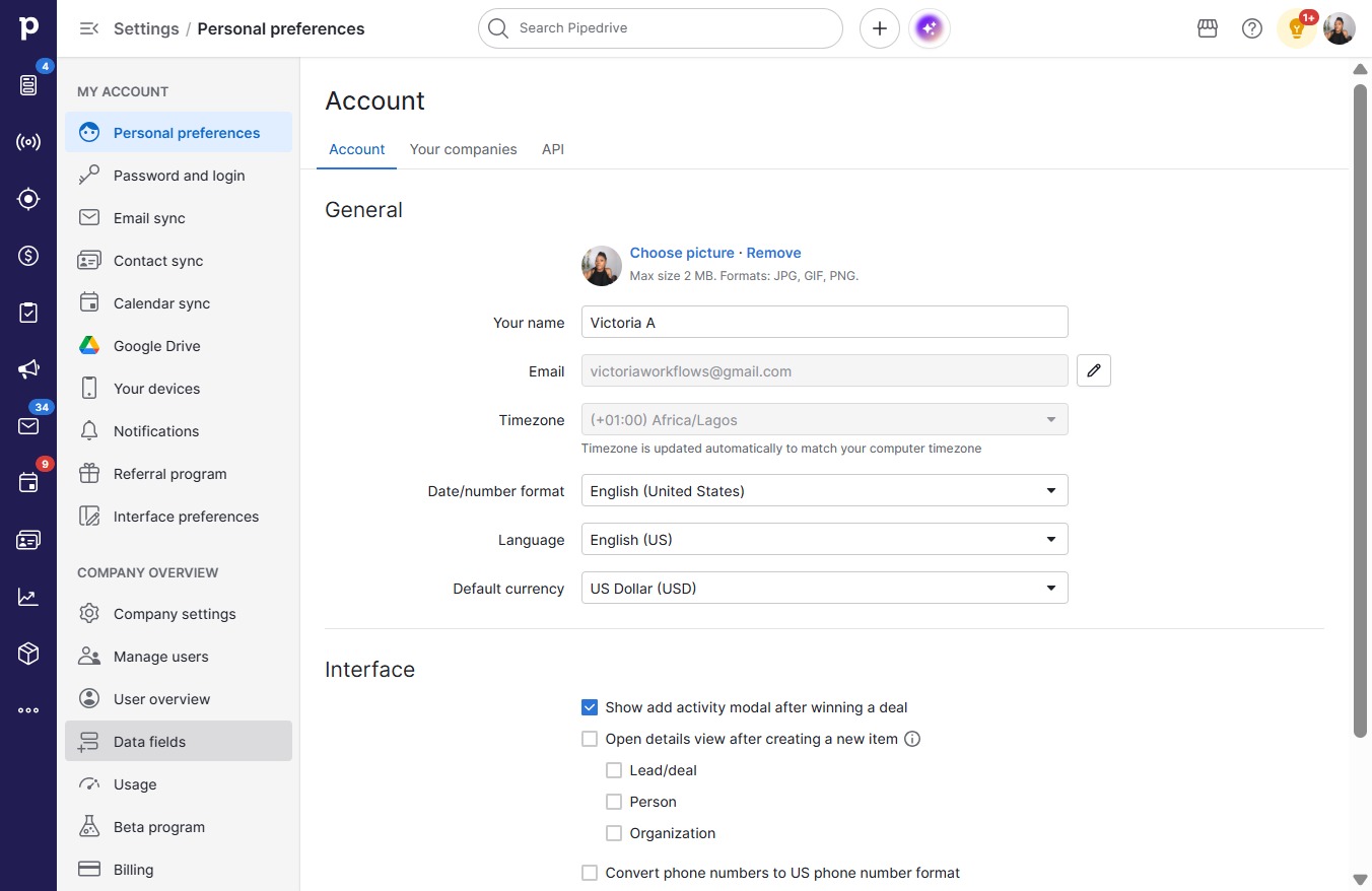 Click Data fields