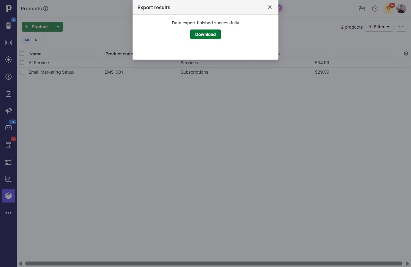 Click Download