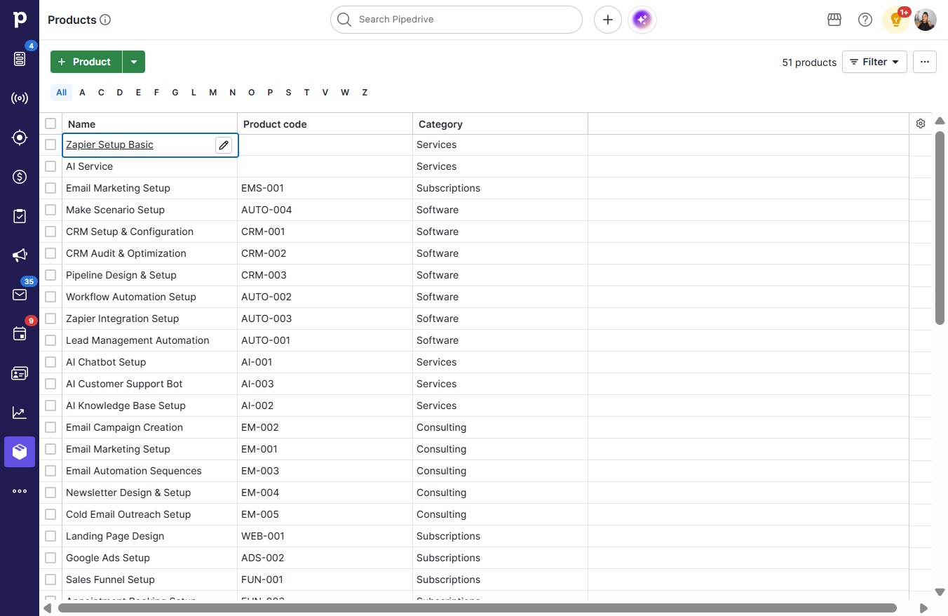 Click Zapier Setup Basic