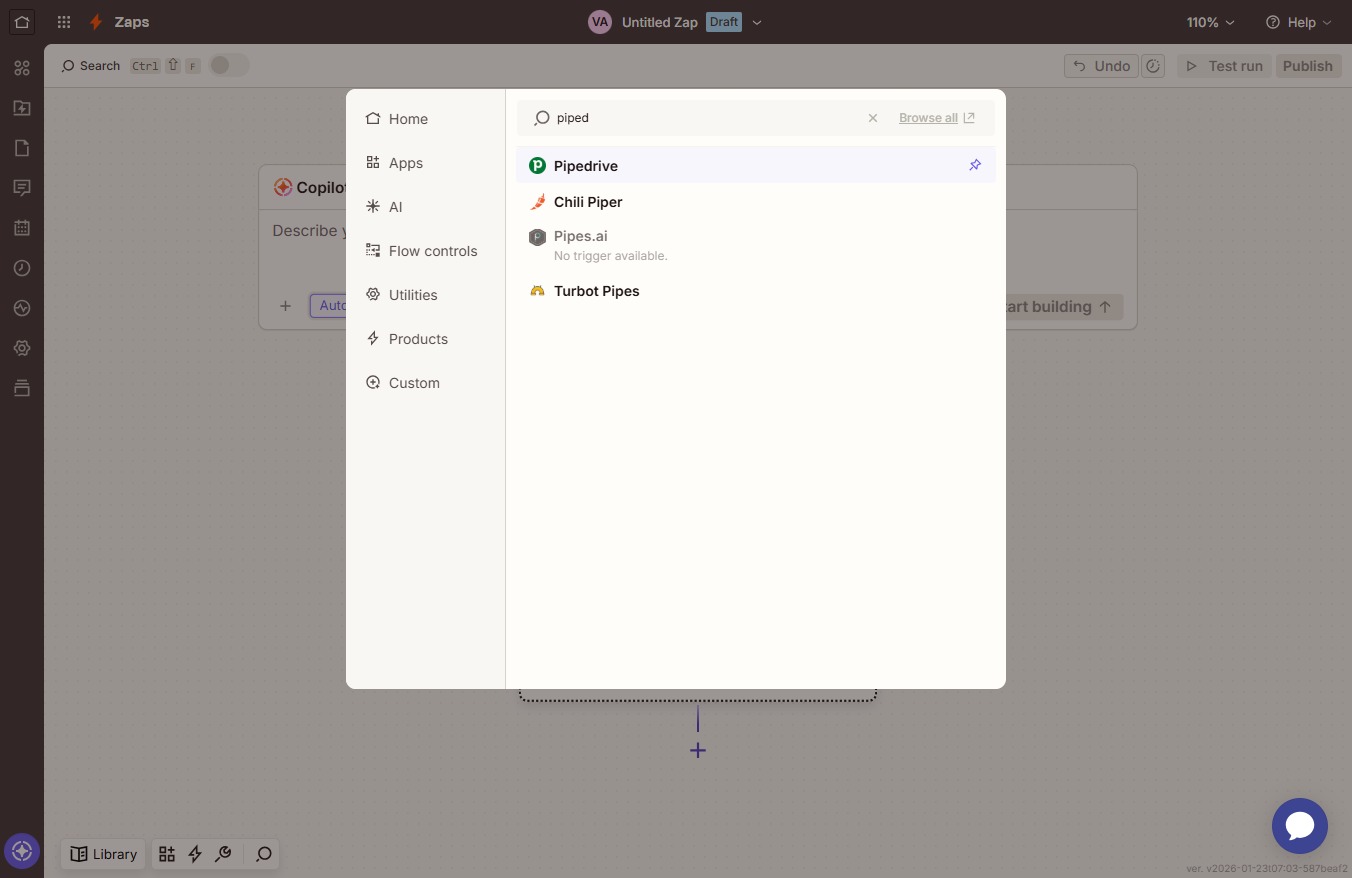 Click Pipedrive