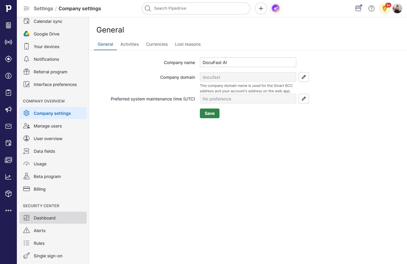 Click Dashboard