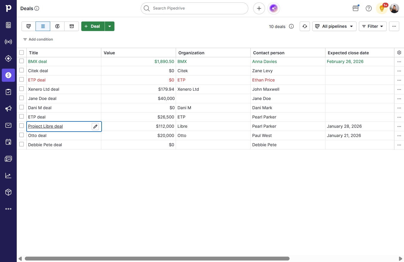 Click Project Libre deal