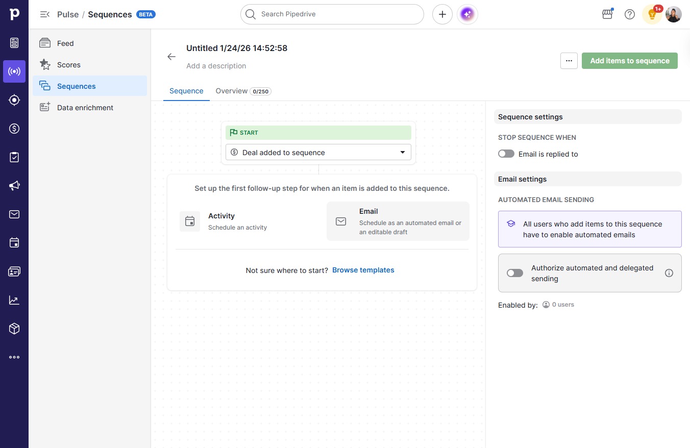 Click Schedule as an automated email or an editable draft