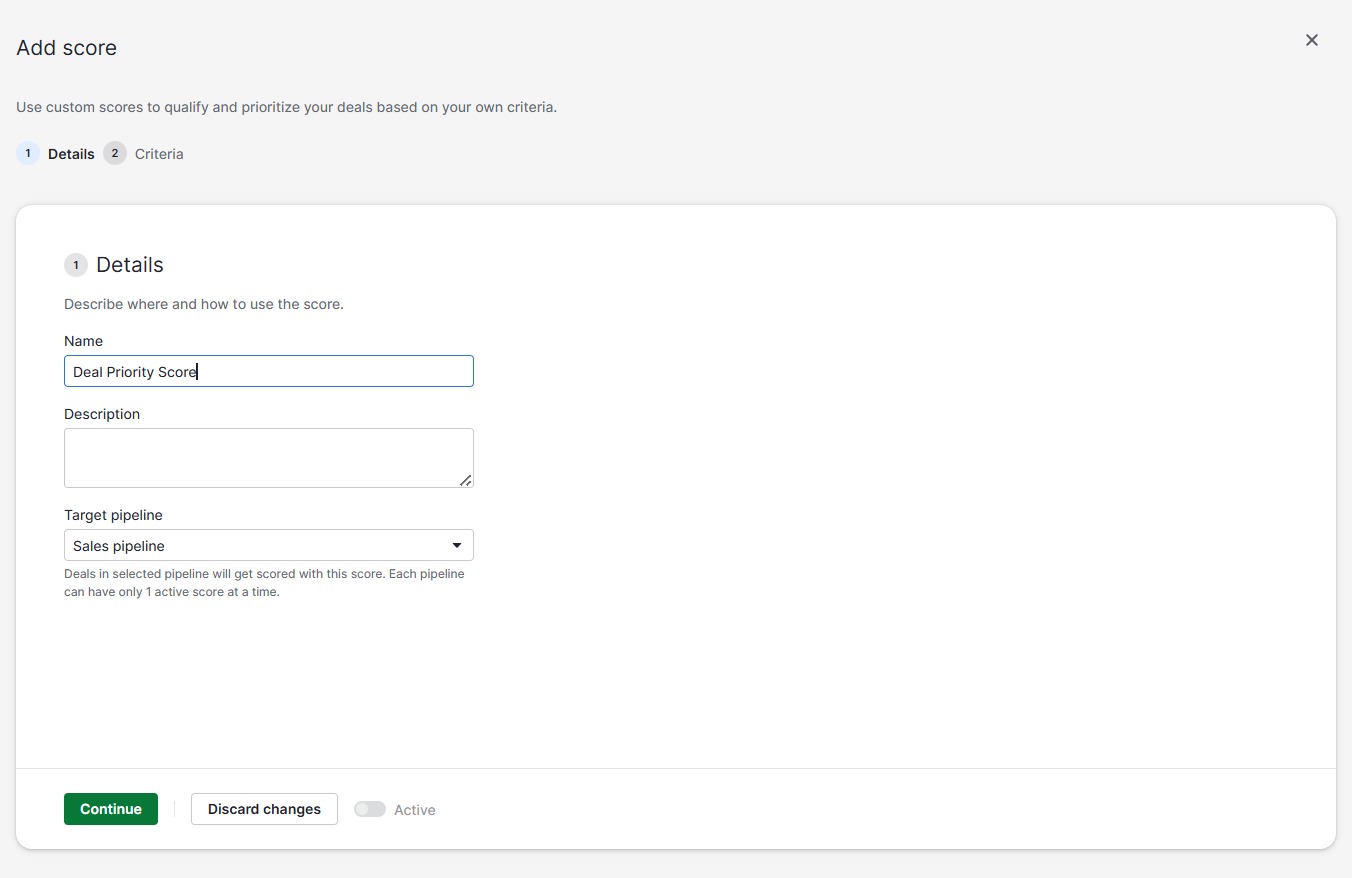 Click Continue