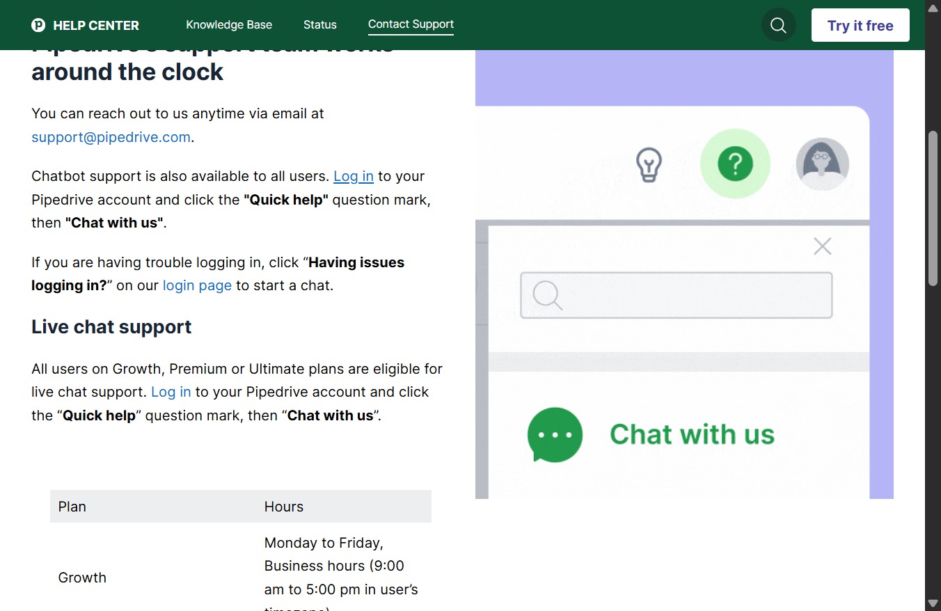 Click Log in