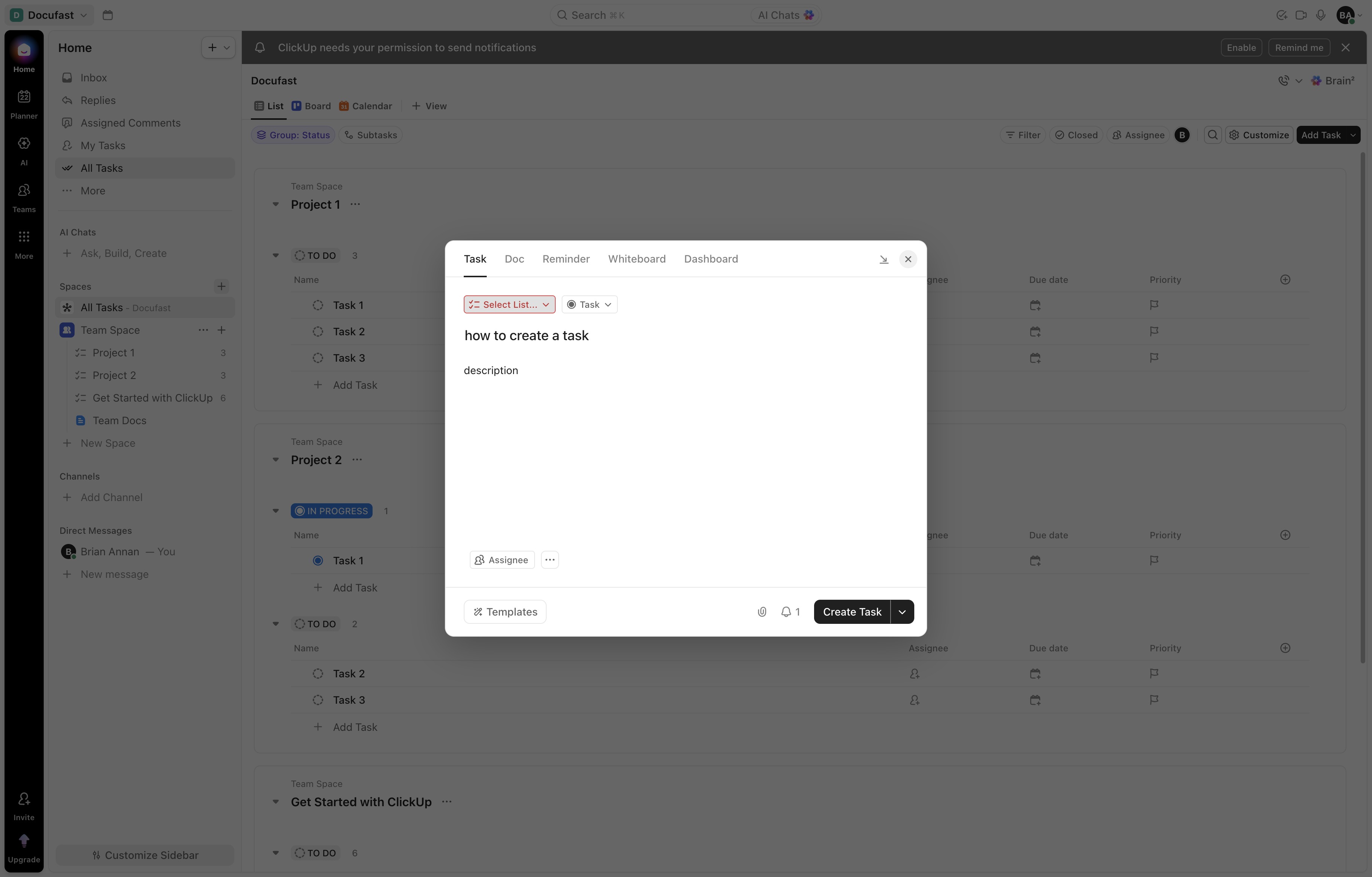 Click Select List...