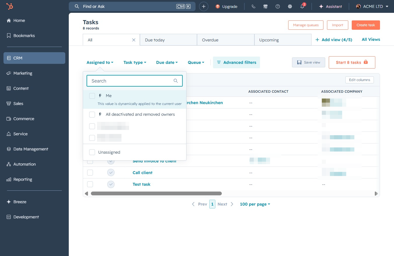 Click here to search for tasks