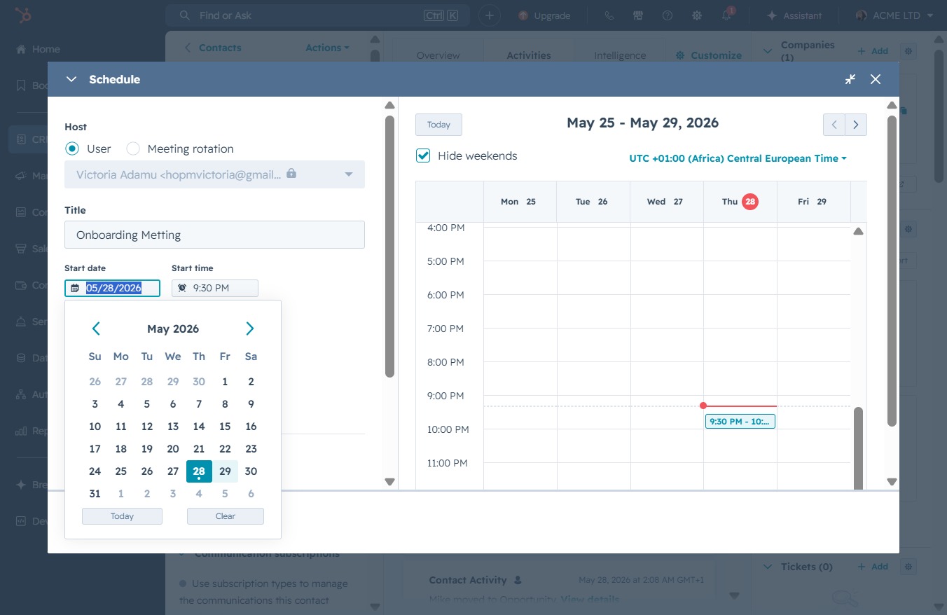 Click the date '29' on the calendar