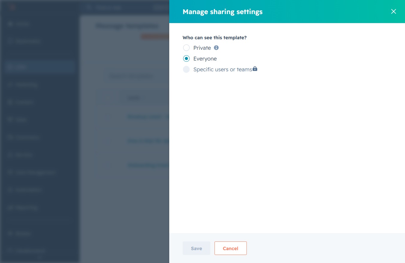 Click here to select sharing options