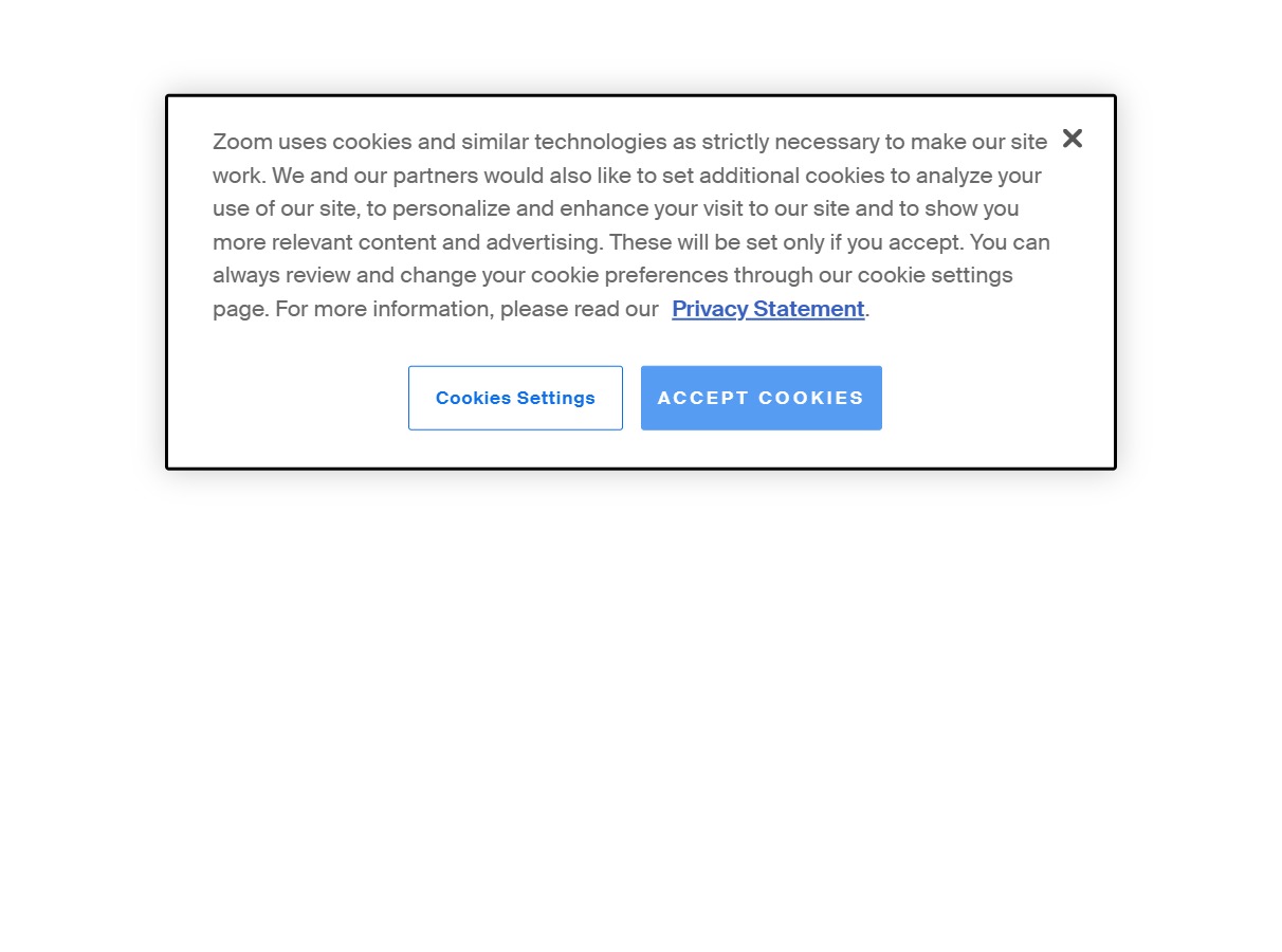 Click the Accept Cookies button