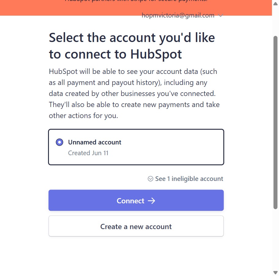 Click the Connect button