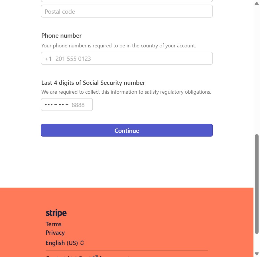 Click the Continue button