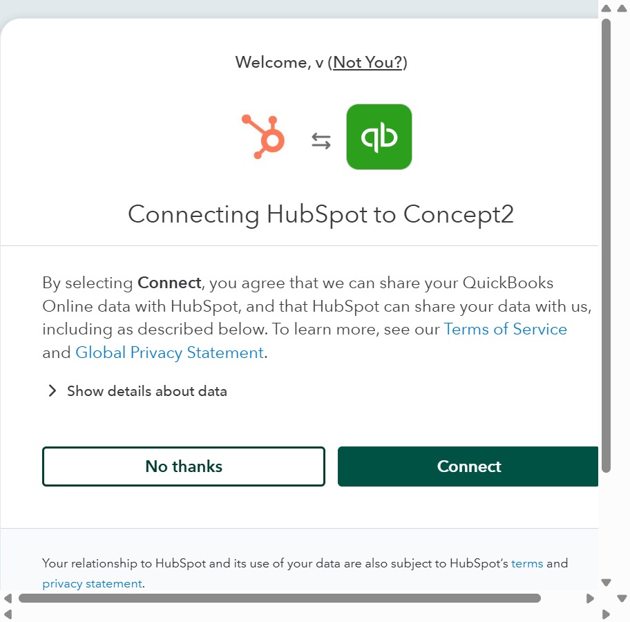 Click the Connect button