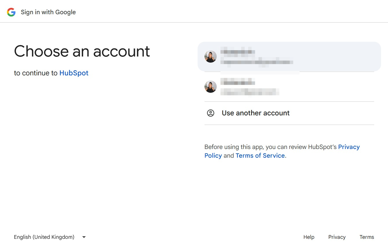Click the Victoria Ahopm email option