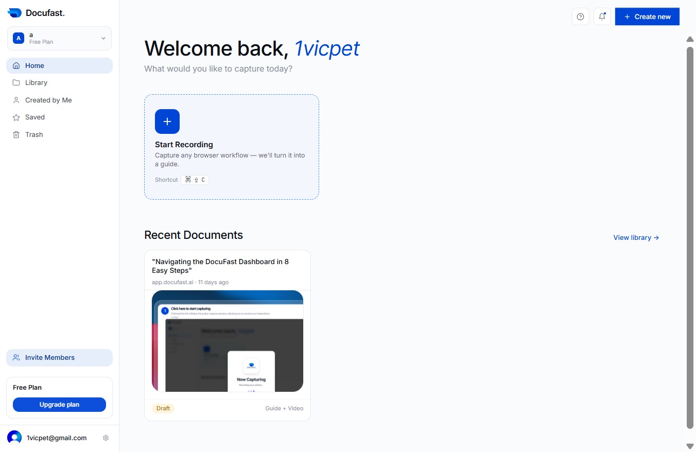 Click the Upgrade plan button