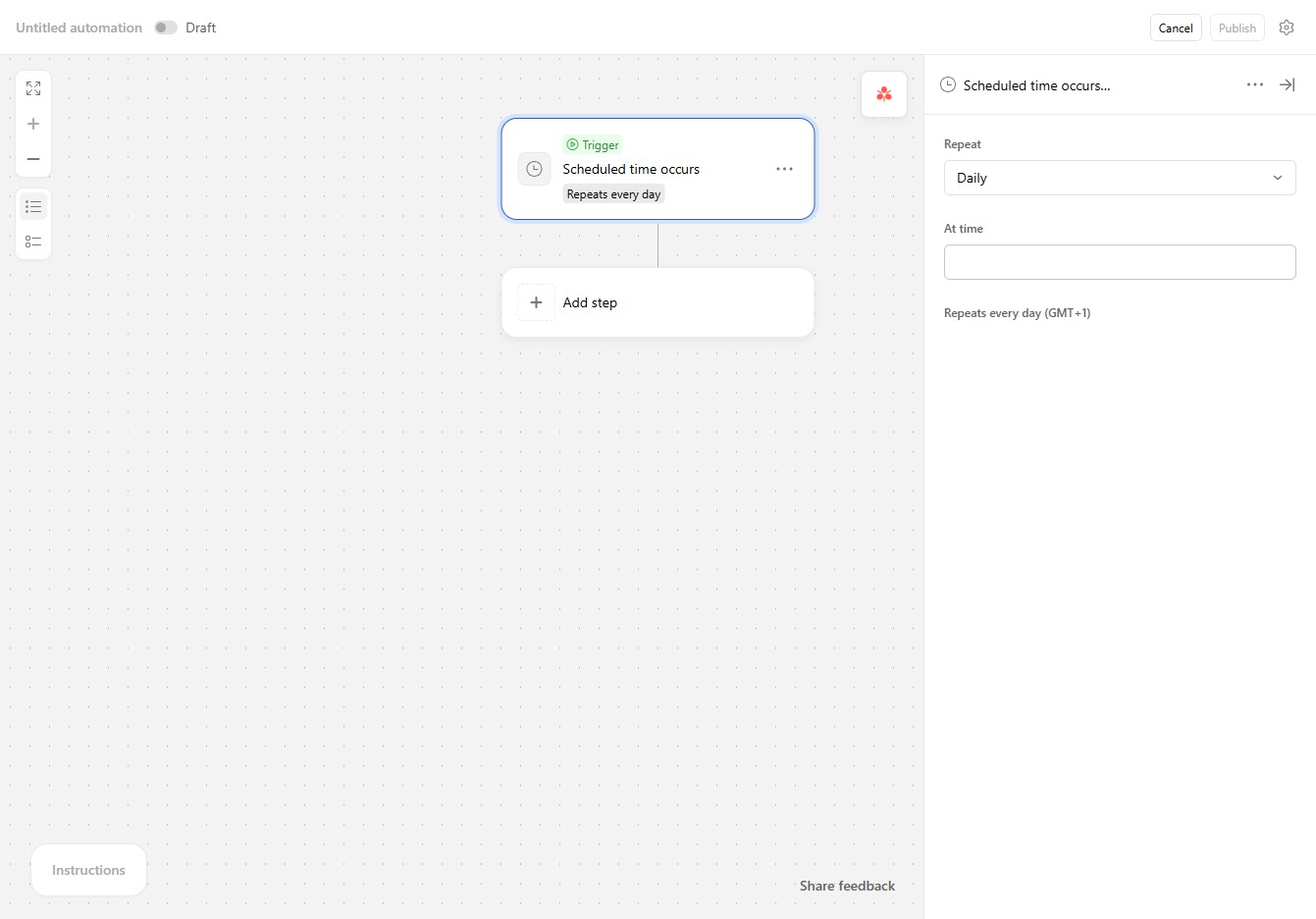 Click the text input field