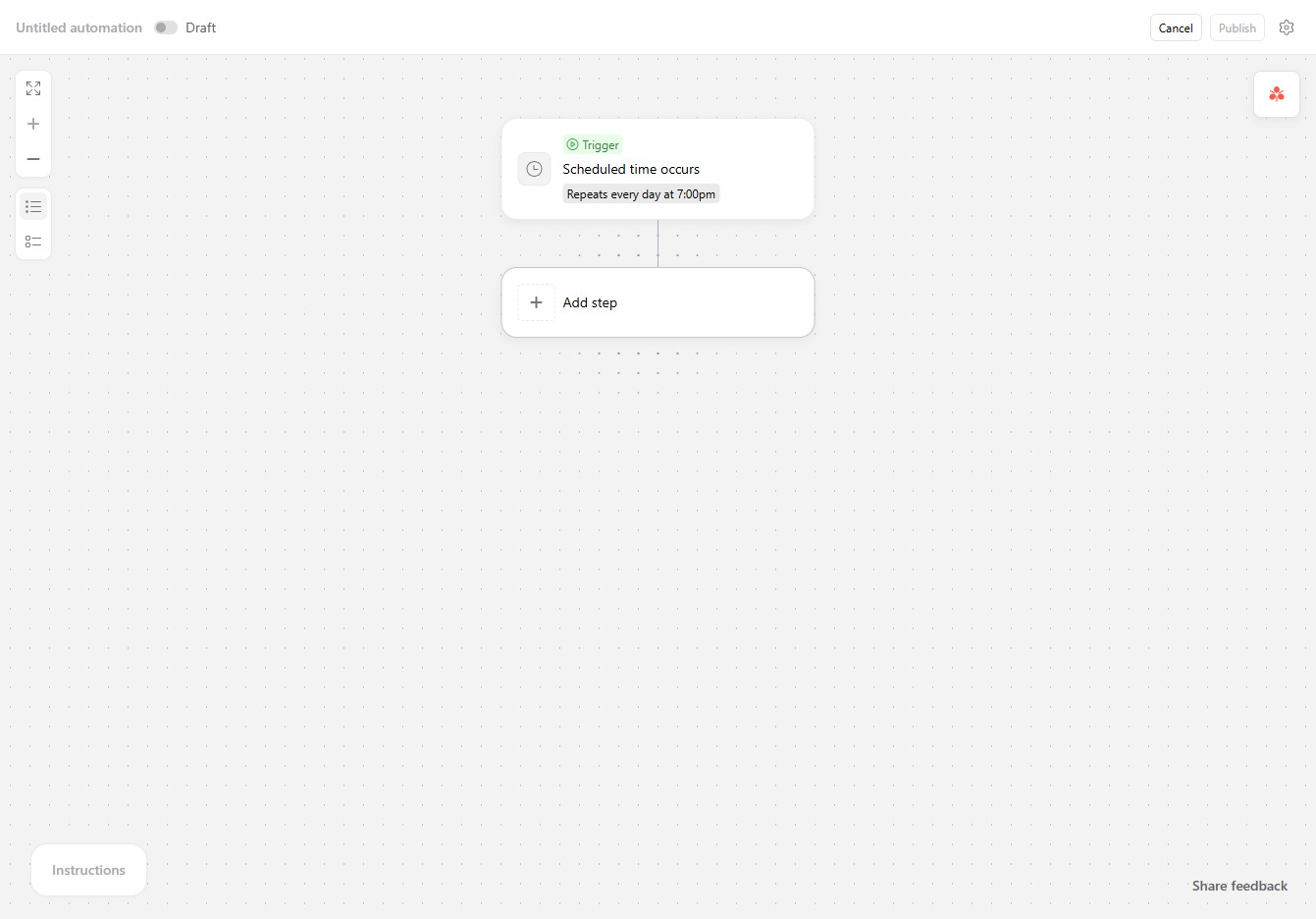 Click Add step