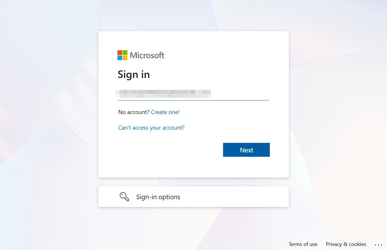 Enter your email address