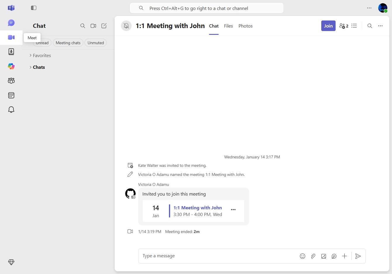 Click the Join link