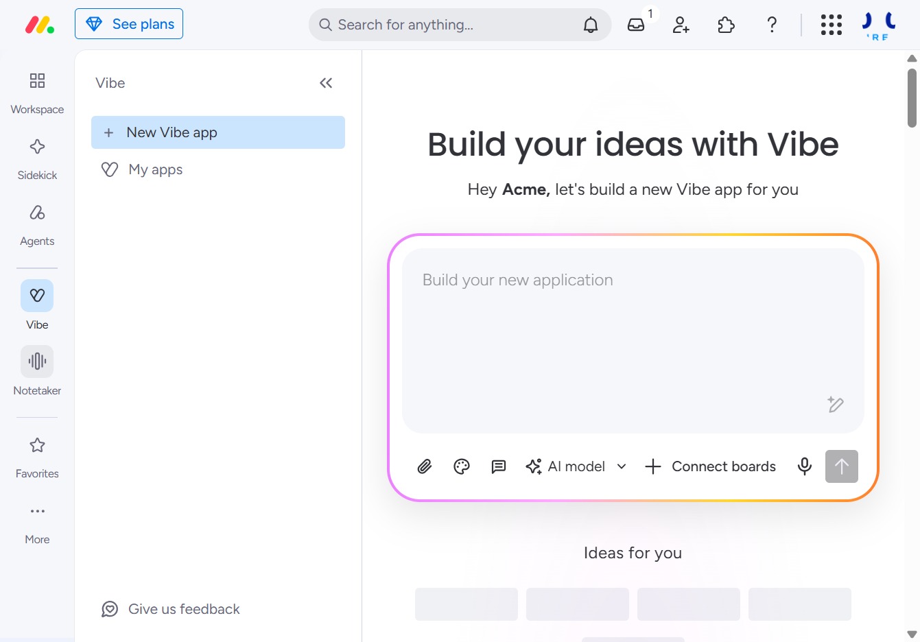 Click the Notetaker icon