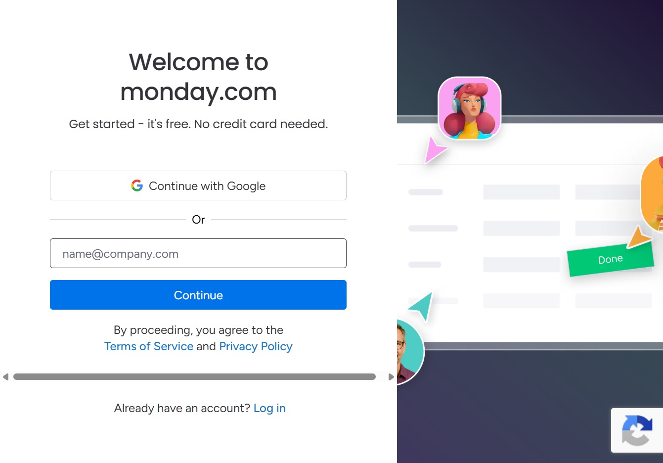 Click the email input field