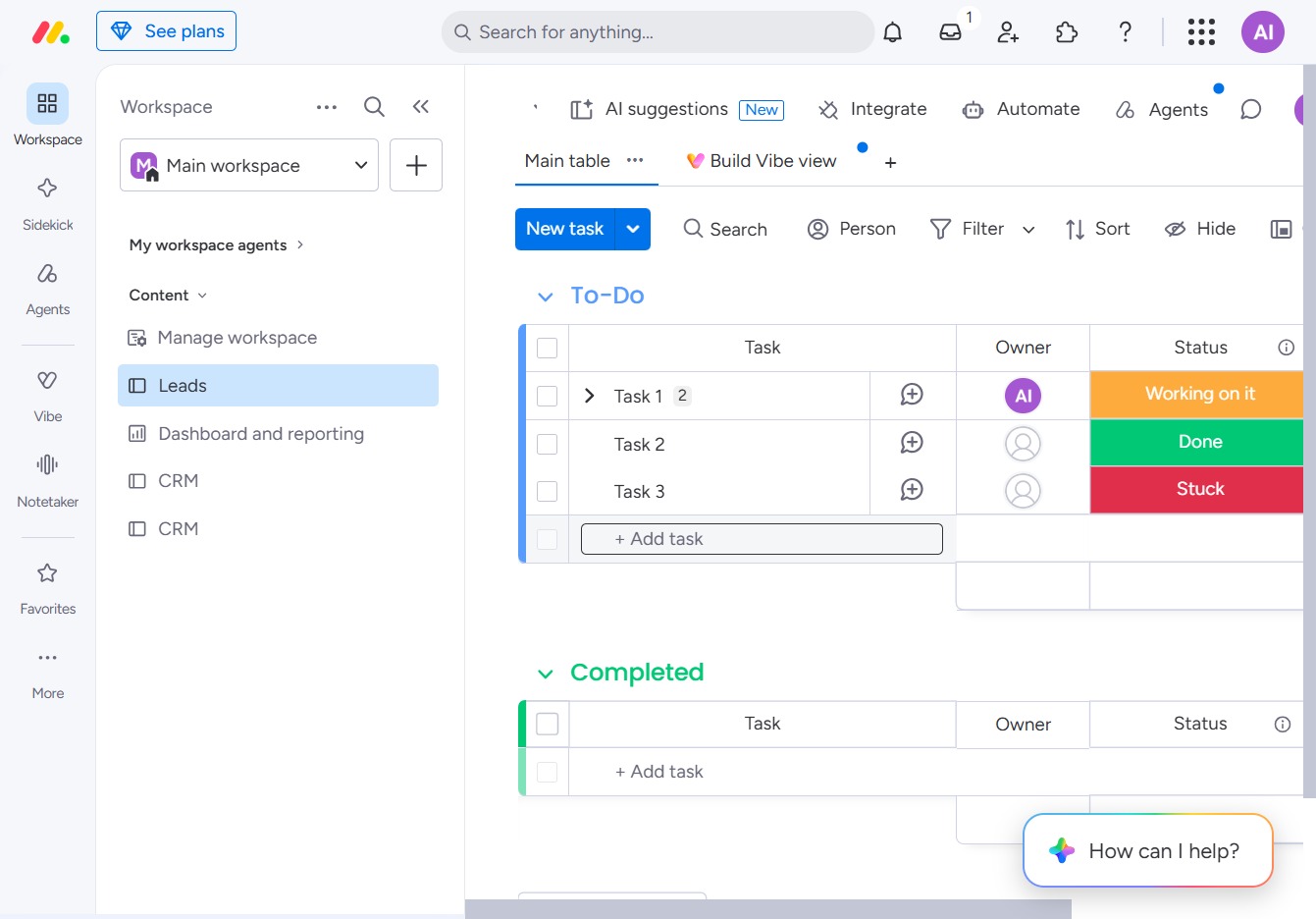 Click the 'Click here' input field