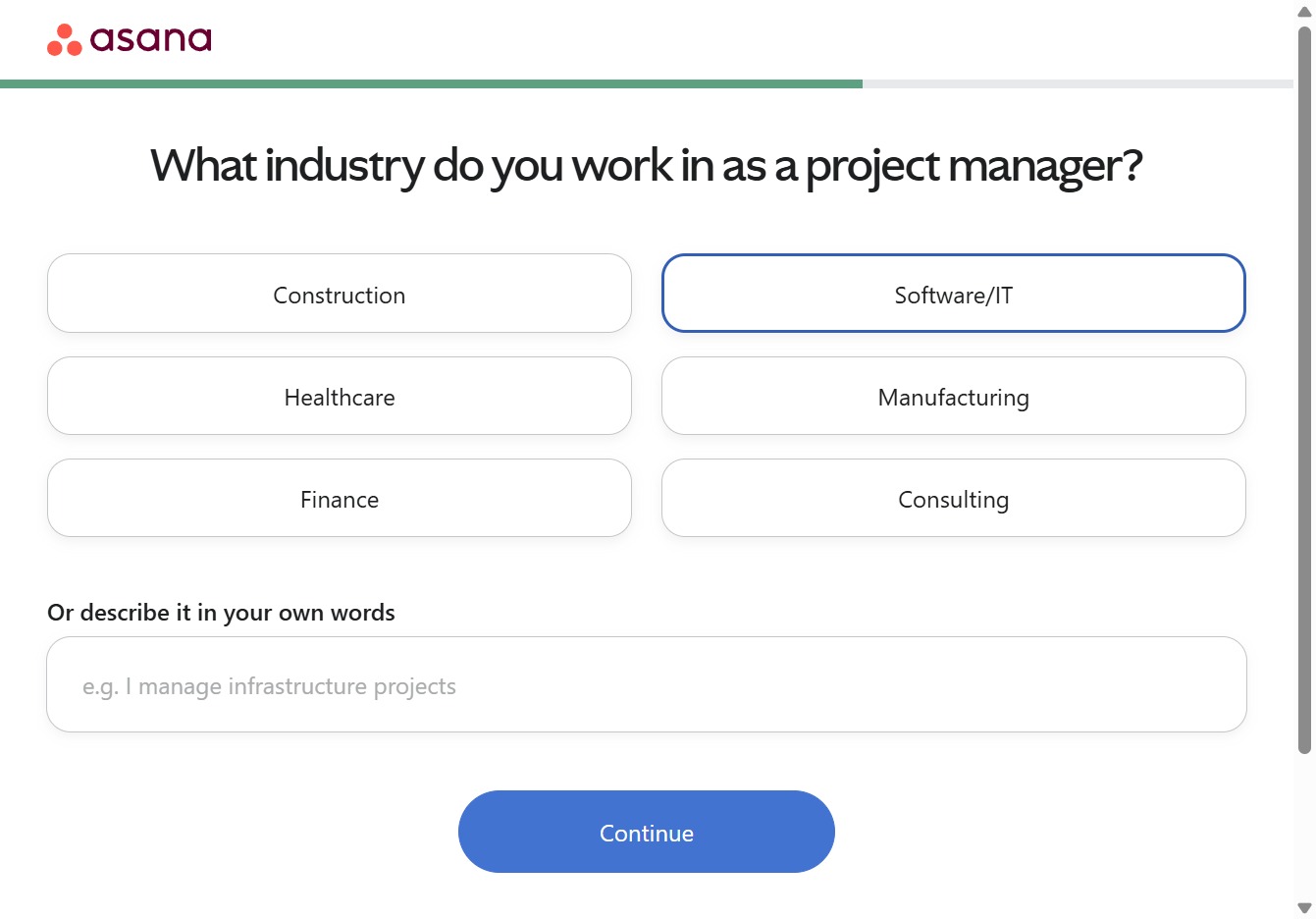 Click the Software/IT option