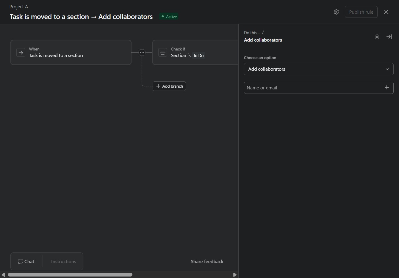Click here to add collaborators