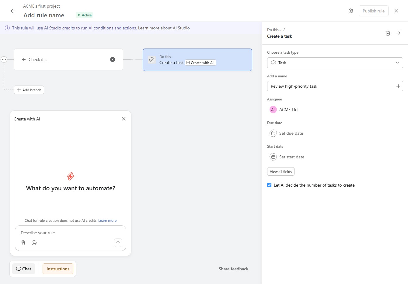 Click the 'Click here.' input field