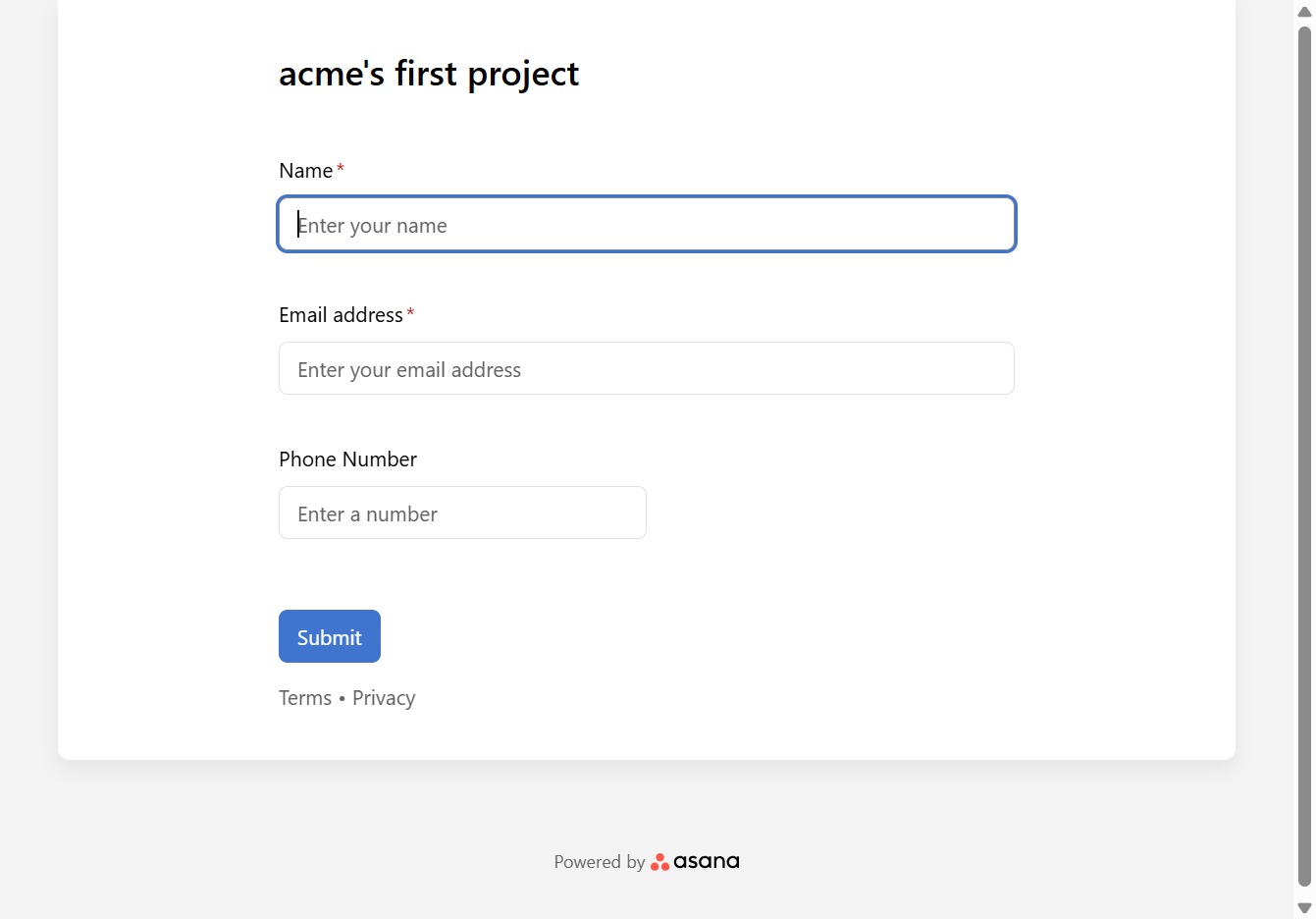 Click Enter your name