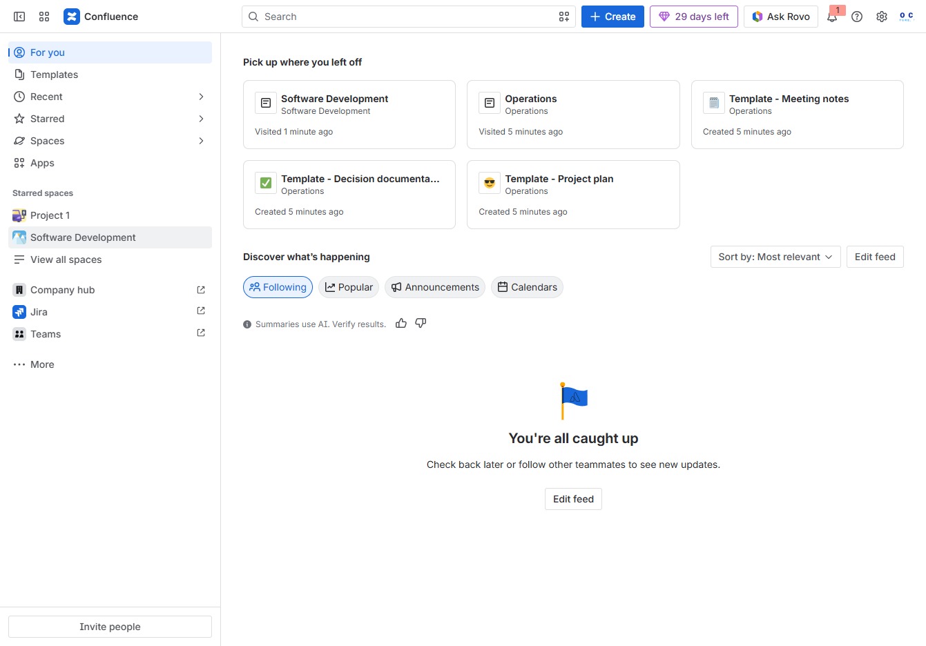 Click the Software Development section