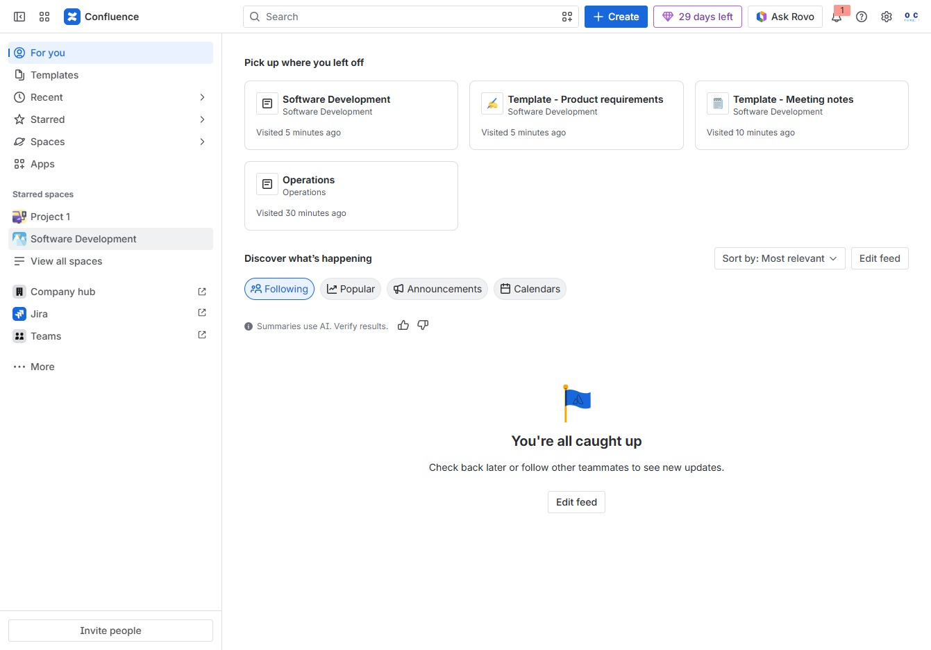 Click the Software Development section