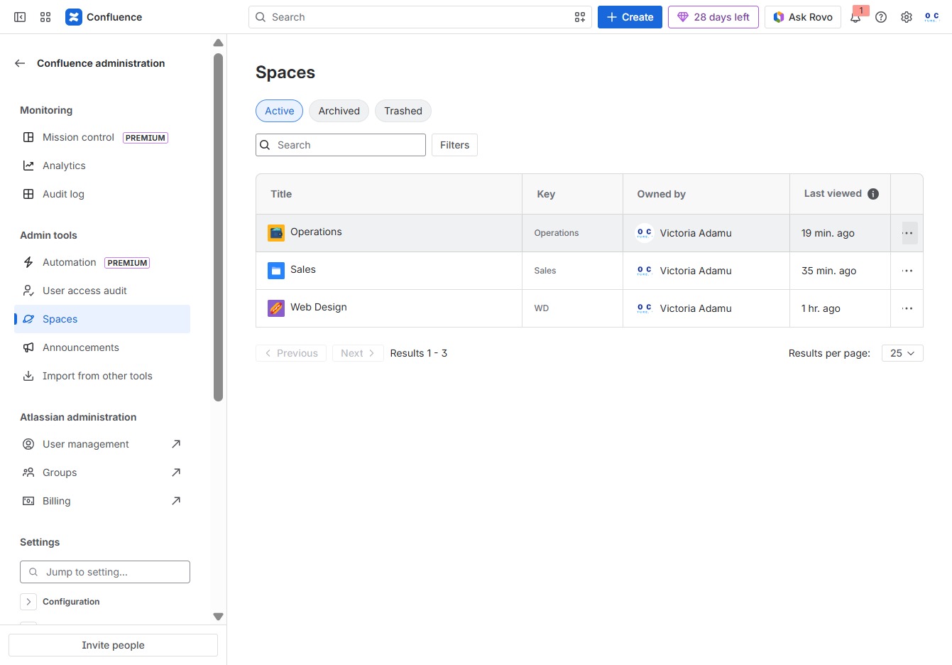 Click the Quick Actions section