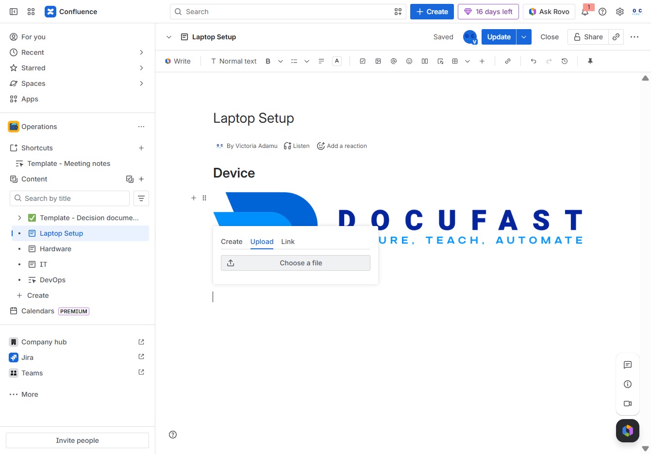 Click the Choose a file button