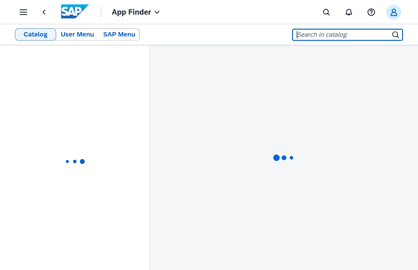 Click the Search in catalog field