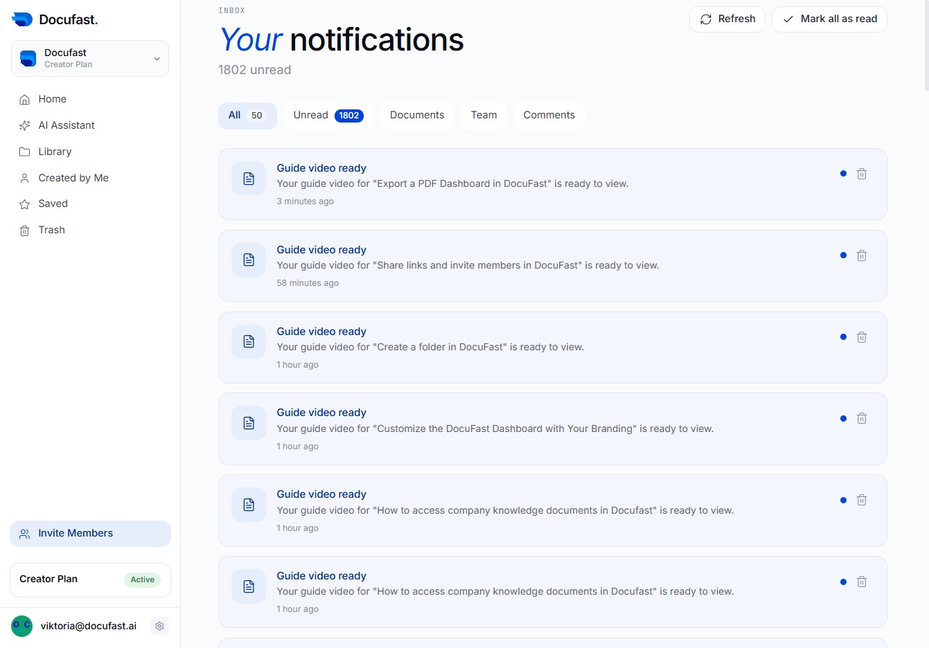 Click Notifications