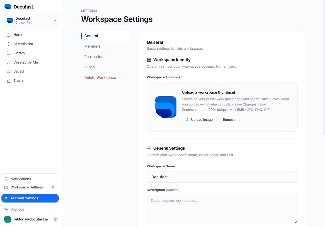 Click Account Settings