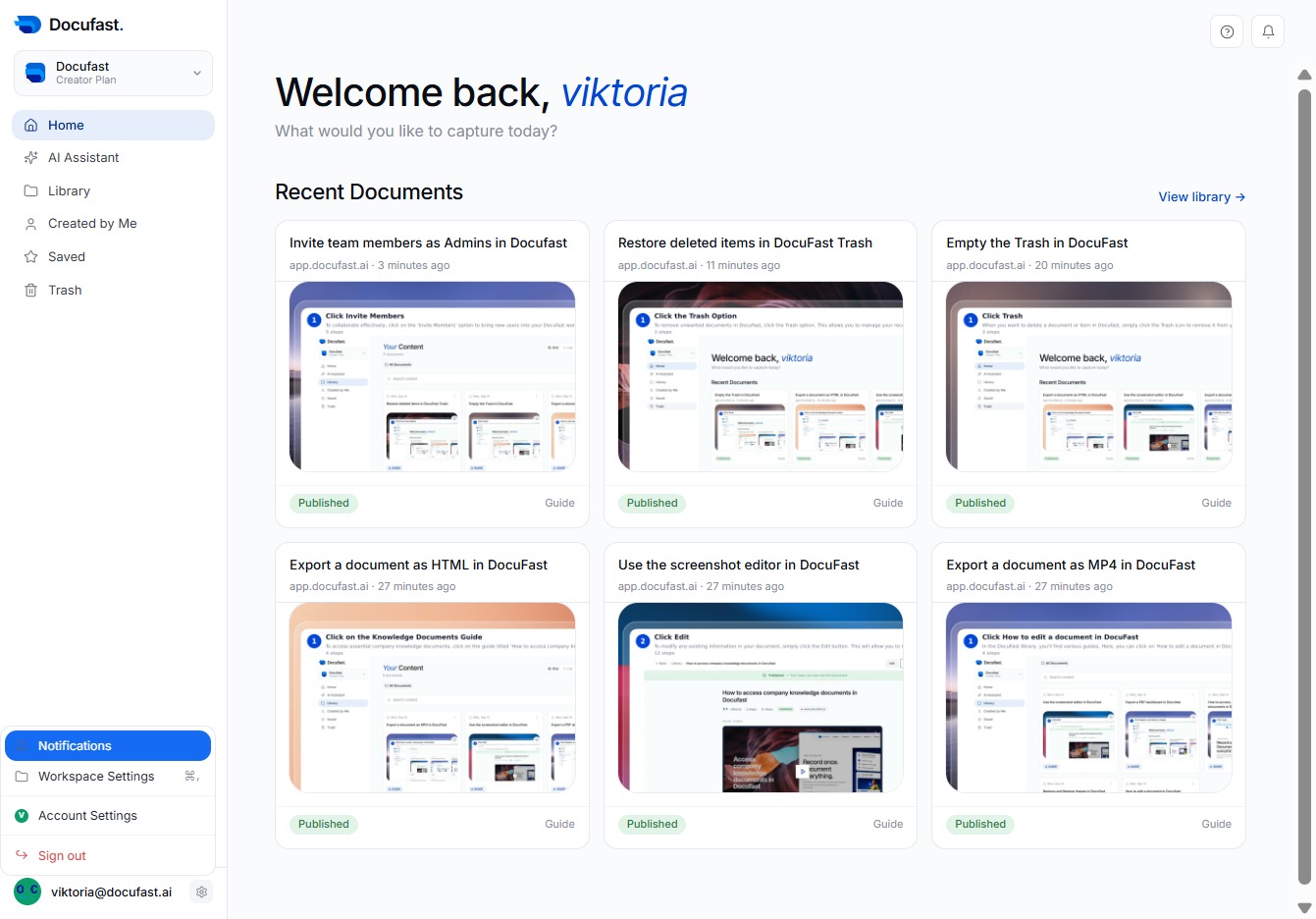 Click Notifications