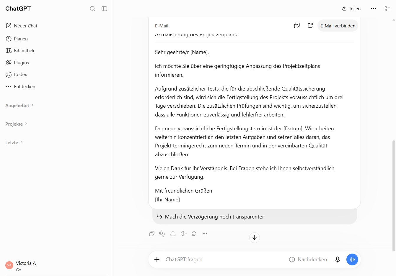 Klicke auf ChatGPT fragen