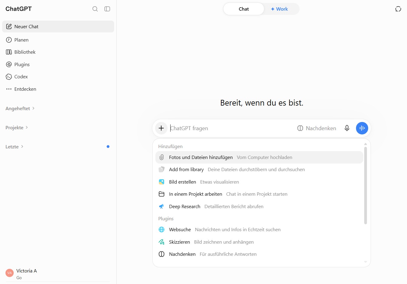 Klicke auf Add from Library
